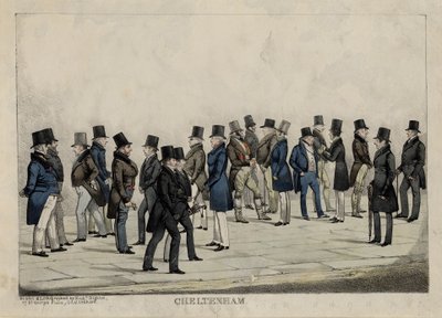 チェルトナム、1840年頃 作： Richard Dighton